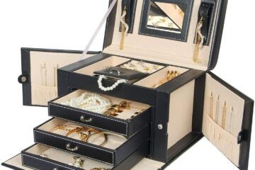 Unique Jewelry Box Set for Women with Mirror 1